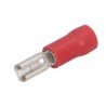 Konektor izolowany żeński czerwony 2,8x0,8 mm